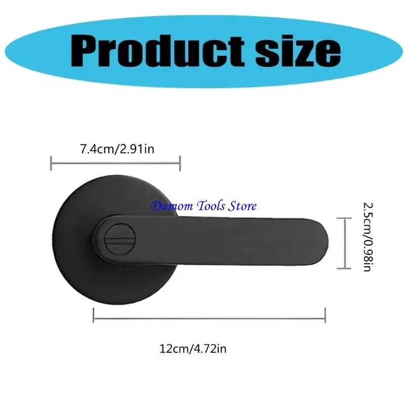 57BE Upgrades Door Levers Versatile Door Handles Upgrades for Internal Use Completes Set with Latches & Accessories