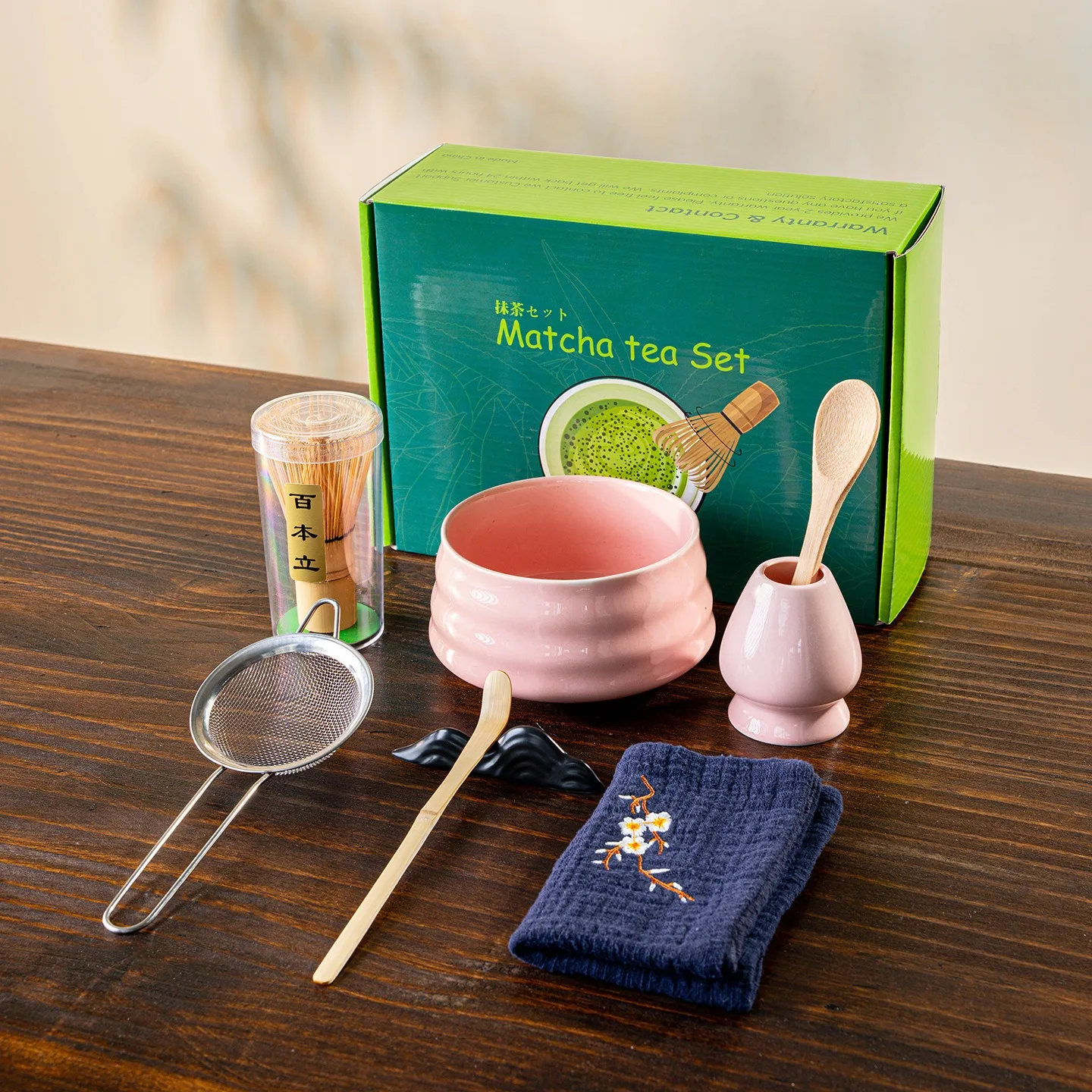 

Японский набор матча с керамической чашей, бамбуковый венчик для матча и совок для чая для DIY, инструменты для приготовления чая, аксессуары