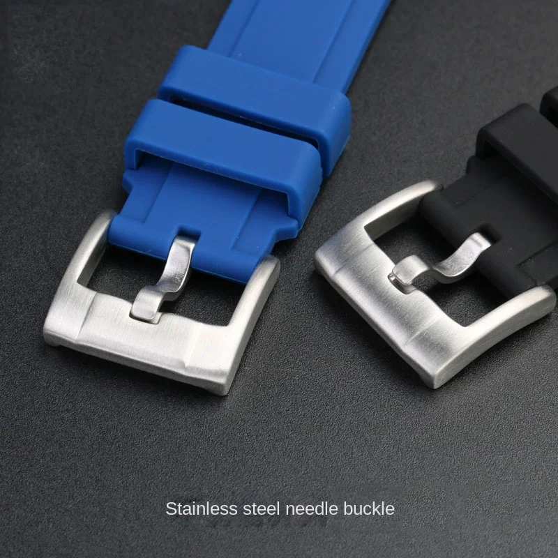 21mm 22mm curved silicone strap for Longines Comcast strap L3.742 642 782 series sports diving silicone strap accessories