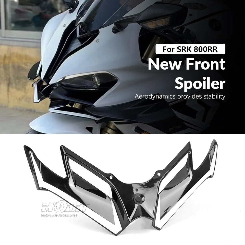 

Новый передний спойлер для мотоцикла, обтекатель крылышка, аэродинамическая накладка на крыло для QJMotor SRK 800RR QJ Motor SRK800RR srk800rr