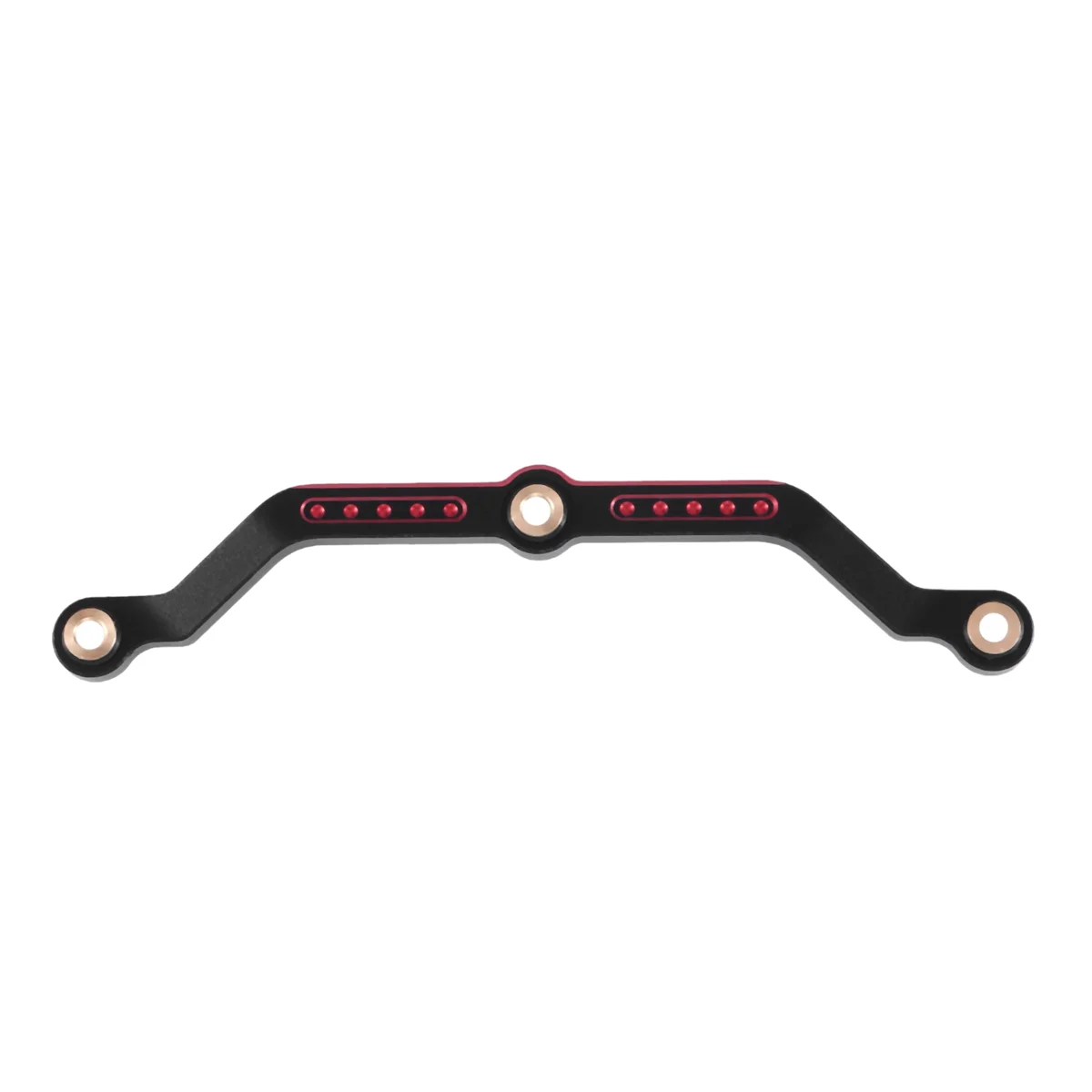 Metal Steering Link Steering Rod 9748 for TRX4M 1/18 RC Crawler Car Upgrade Parts Accessories, Red