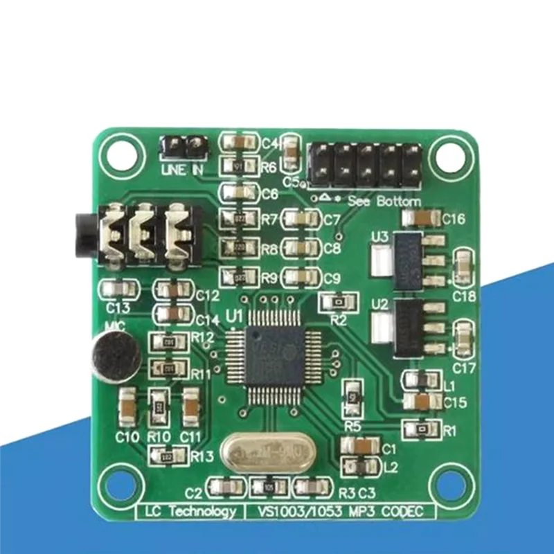 AA08-VS1003 Module MP3 Playback Audio Decoding Onboard Microphone Multifunction Convenience Module Easy To Use
