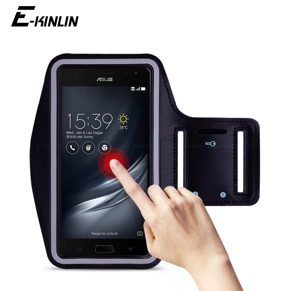 Suporte do telefone para Asus, Workout Sports, Corrida, Ciclismo, Academia, Asus, ZenFone ROG, Telefone, 8, 7, 6D, 6, II, 3, 5, 5S Pro, caso Banda Braço Ultimate