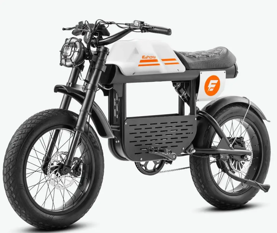 eAhora FT01 1700W Electric Bike for Adults, 36MPH 90Miles Long Range Dirt Ebike, Full Suspension & Dual Disc Hydraulic Brakes Mo image 3