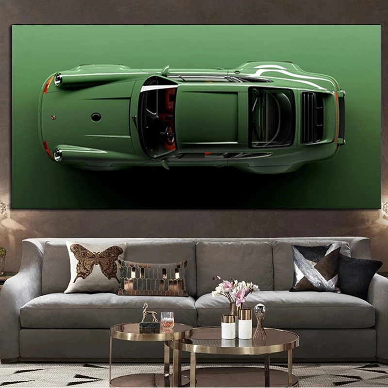 Canvas Painting Large Size Racing Posters Prints Supercar Wall Art For Living Room Home Decor Modern Luxury Sports Car view 4