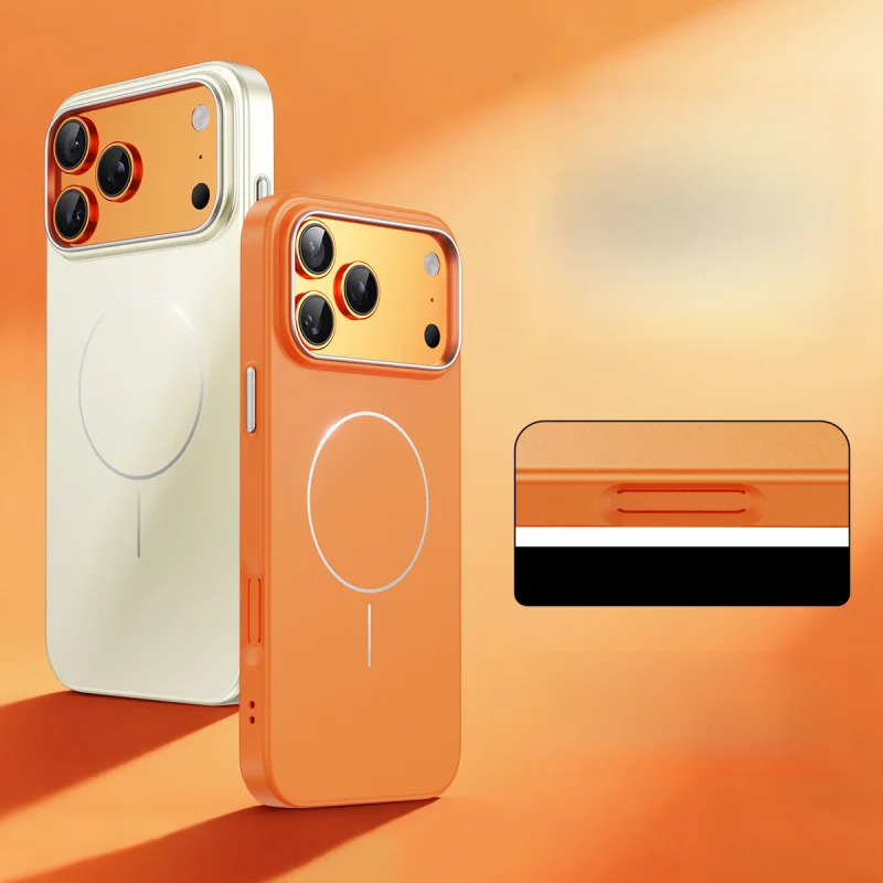 

Suitable for the Galaxy SeriesiPhone17PromaxLuxury magnetic phone case with large holes for Apple devices17Skin-feel anti-drop p