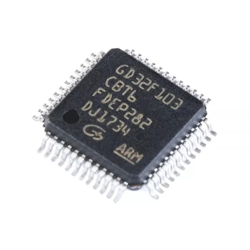 

5PCS NEW Original Integrated Circuits GD32F103 GD32F103CBT6 LQFP-48 ICs MCU Microcontroller