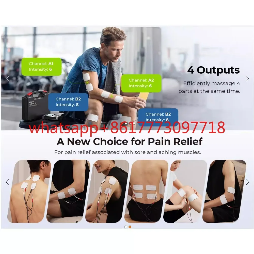 7000 Muscle Stimulator EMS Low Frequency Pulse Muscle Massage Stimulation Therapy Instrument