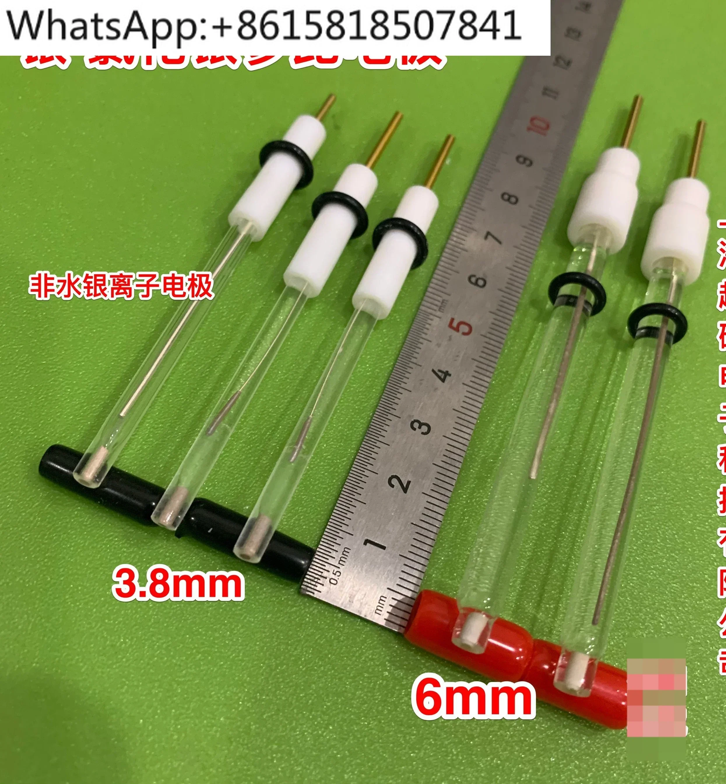 Removable silver-silver chloride reference electrode Reference electrode Ag/Agcl diameter 3.8/6.0