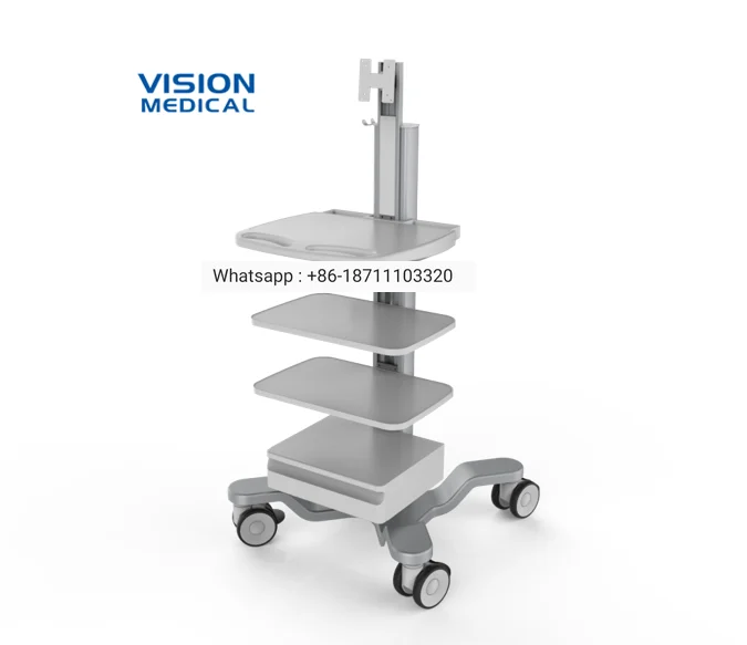 

Hot sale Ergonomic Design Wildely apply to different wedical devices emergency trolley equipment medical cart