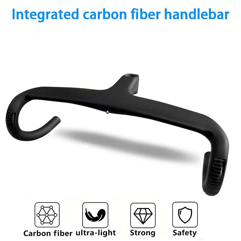 Vollcarbonfaser-Fahrradlenker für Rennräder mit interner Kabelführung, geeignet für SL8 integrierten Drop-Lenker. – Detail 14