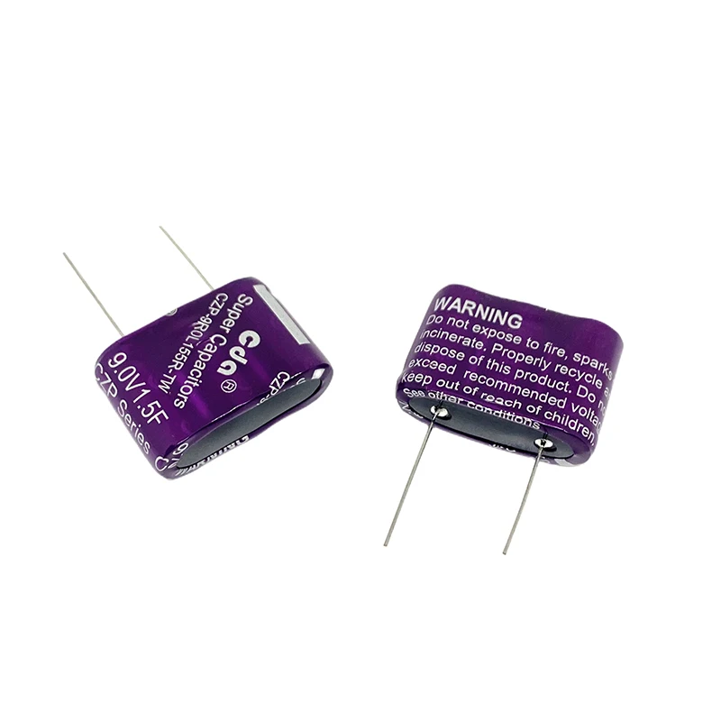 CZP Super capacitores CDA Tipo 9V 0.33F 0.6F 1F 1.5F 2.2F 3.3F Ultra Capacitor herrah