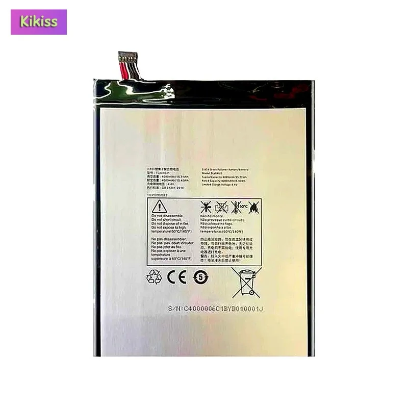 Replacement Laptop Battery For Alcatel A30 Tablet 4G LTE 9024W 8.0