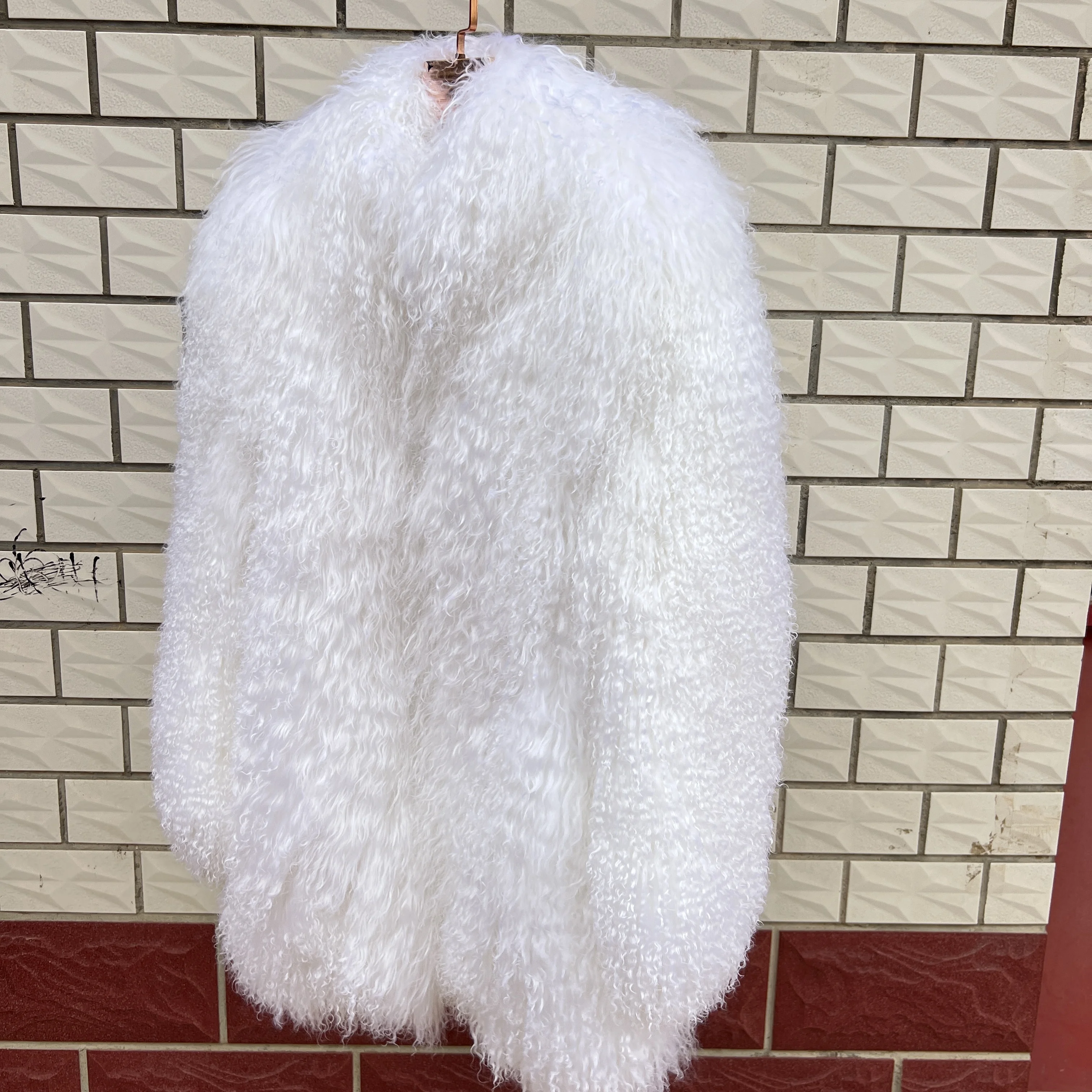 신상 겨울용 100% 몽골 양가죽 스탠드 칼라 재킷 여성용 겨울 코트 고품질 양가죽 코트