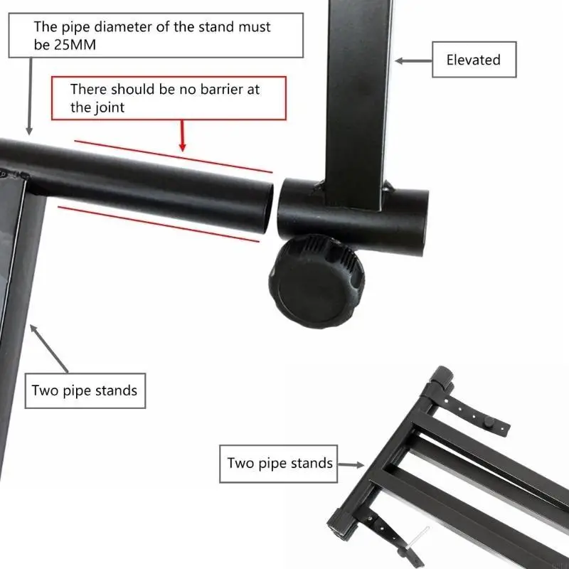  Detachable Electronic Piano Second Tiers Stand Digital Piano Stand Piano Rack