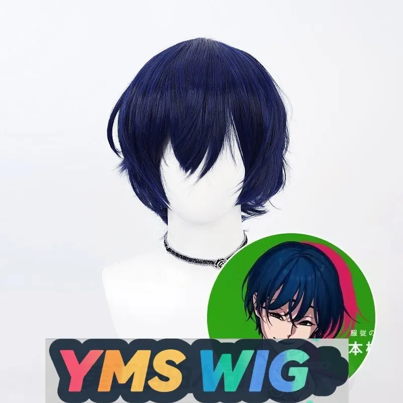 

[YMS WIG] Charisma Benqiao Yiyang Li Cos Wig Dark Blue Shaved Head Daily Male Anti-warping