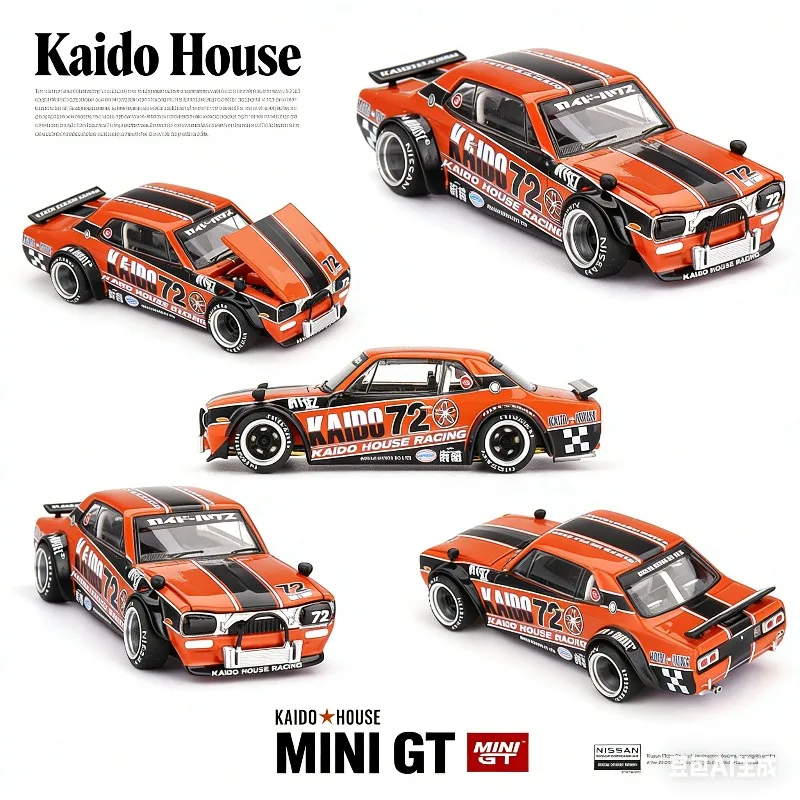 

Модель автомобиля Kaido House 1:64 Nissan SKYLINE 2000GT-R KAIDO RACING V1, масштабная, из сплава, игрушка для мальчиков, коллекционный предмет для взрослых, предмет декора.
