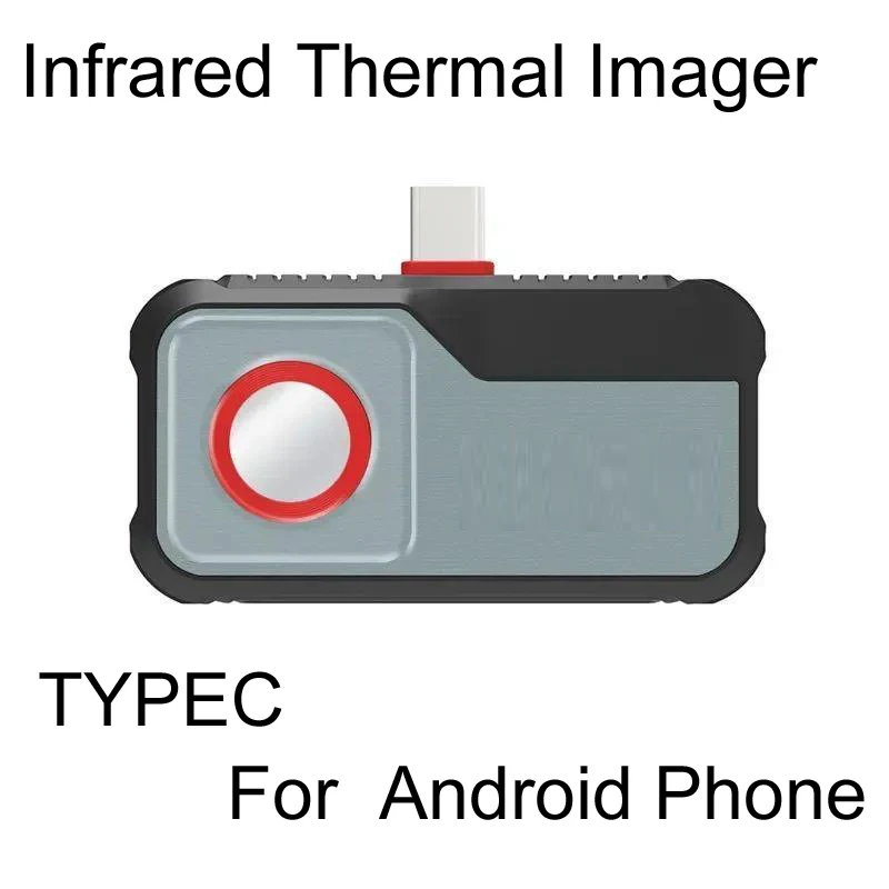 Electronics 256*192 Pixels HTI HT-203U Thermal Camera -20°C~550°C Android Type C Mobile Phone   Infrared Thermal Imager For Elec