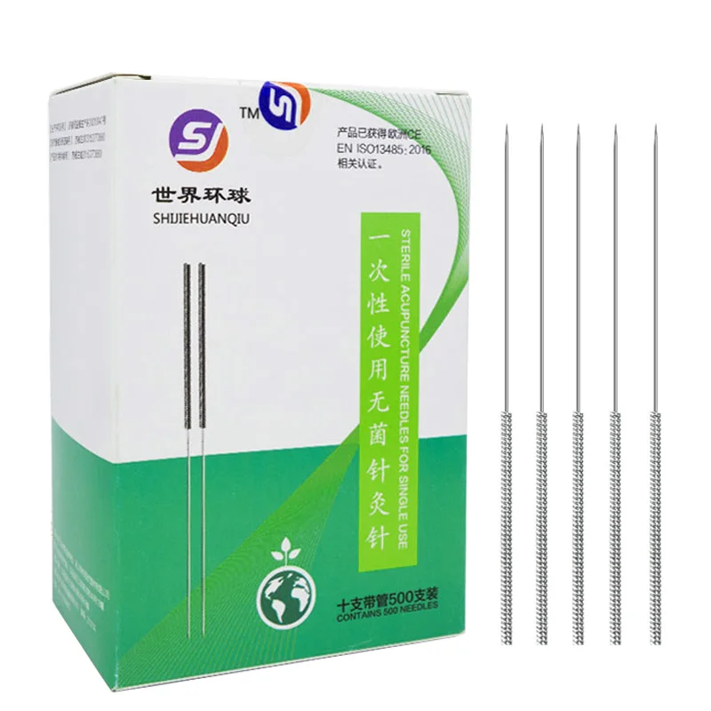 

2Box Sterile Acupuncture Needle 1000 Traditional Chinese Medicine Acupoints Massage Beauty Accupuncture Single Use