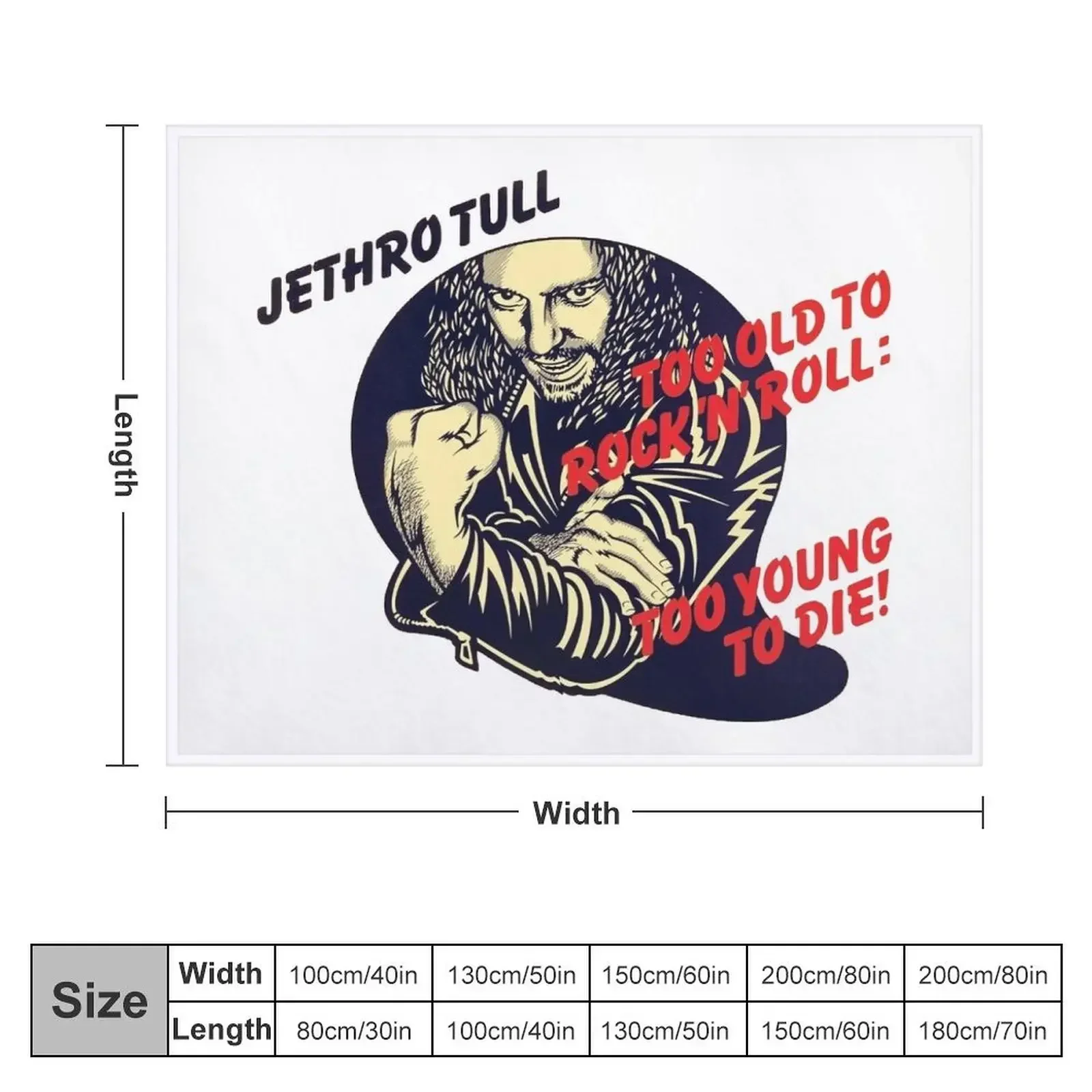 RolowayJethro Tull, Jethro Tull Jethro Tull, Throw Blanket Polar Soft wednesday Blankets