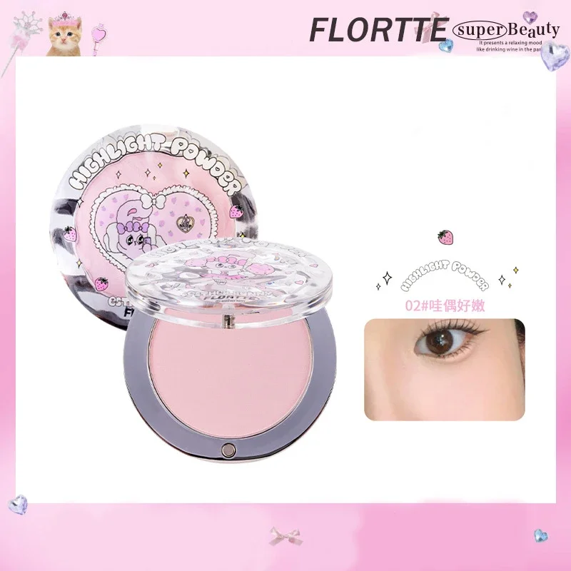 

FLORTTE Esther Bunny Single Color Highlighter Powder Facial Brightening Cream Cosmetics