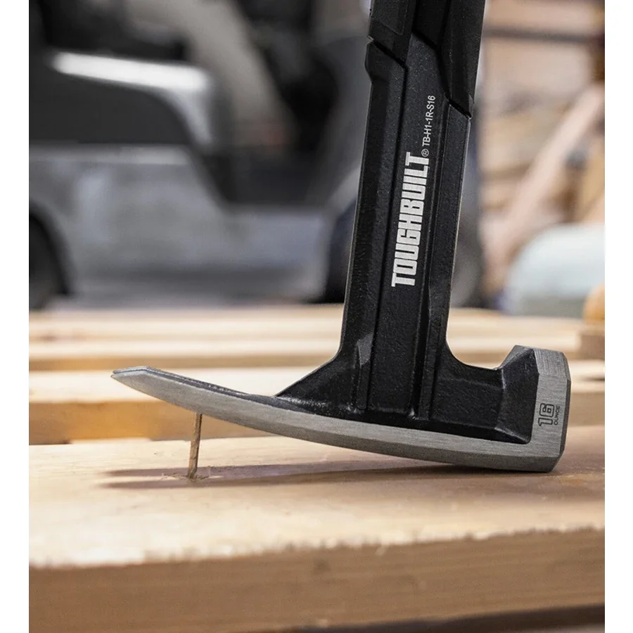 Imagem -05 - Toughbuilt-smooth Face Steel Head Rubber Rip Framing Hammer Tb-h11r-s16 S18 16 oz 18 oz