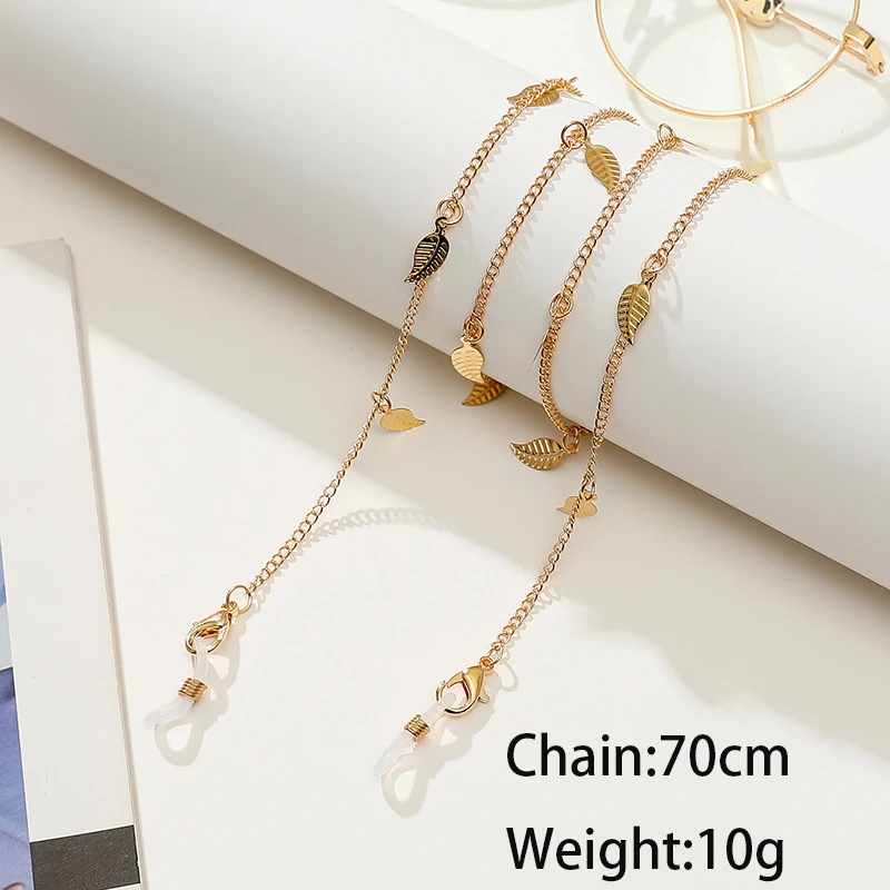 Luxury Colorful Crystal Beaded Sunglasses Mask Chain Lanyard for Women Outdoor Non-Slip Pearl Reading Glasses Chain Neck Rope