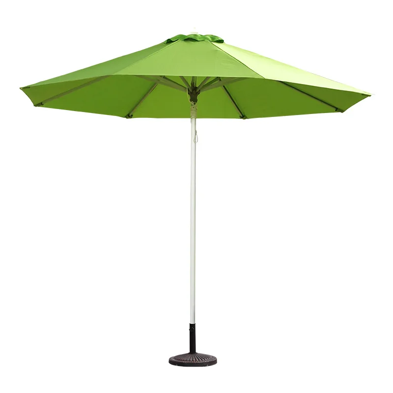 High Quality Modern Waterproof Aluminum Alloy Outdoor Garden Parasol with Umbrella for Courtyard