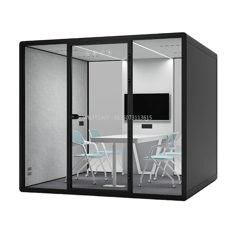 جراب مكتب قابل للفصل، كشك هاتف عازل للصوت، جراب اجتماعات متحرك