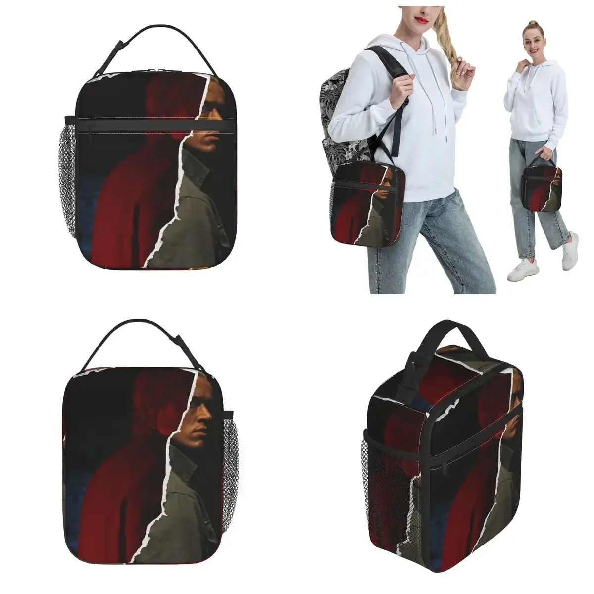 Tom Blyth Coriolanus Snow Thermal Insulated Lunch Bags for Work Portable Food Bag Cooler Thermal Lunch Boxes