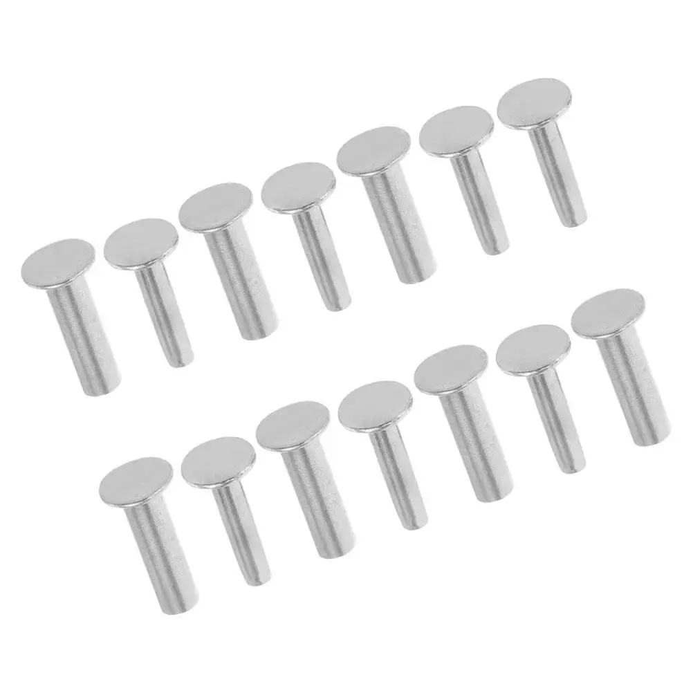 7 pezzi rivetti con manico per coltello bullone di fissaggio in acciaio inossidabile per utensili da cucina rivetti per spiedo maniglia di bloccaggio design di precisione