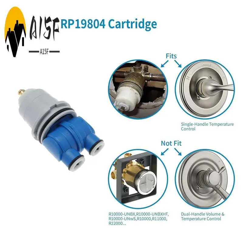 

A15F-RP19804 Сборка картриджа для душа, замена картриджа душевого клапана для ванны и душа серии Delta 1300/1400
