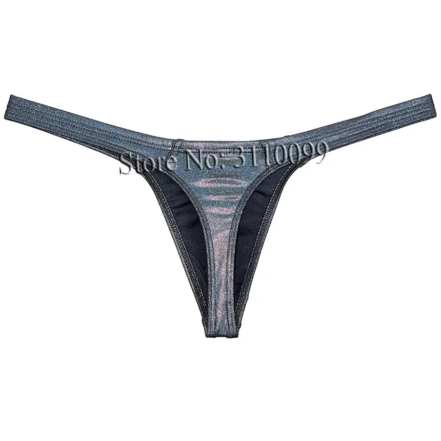 Men's Dazzle Thong Classics Bikini Enhance Pouch T-back Soft Underwear