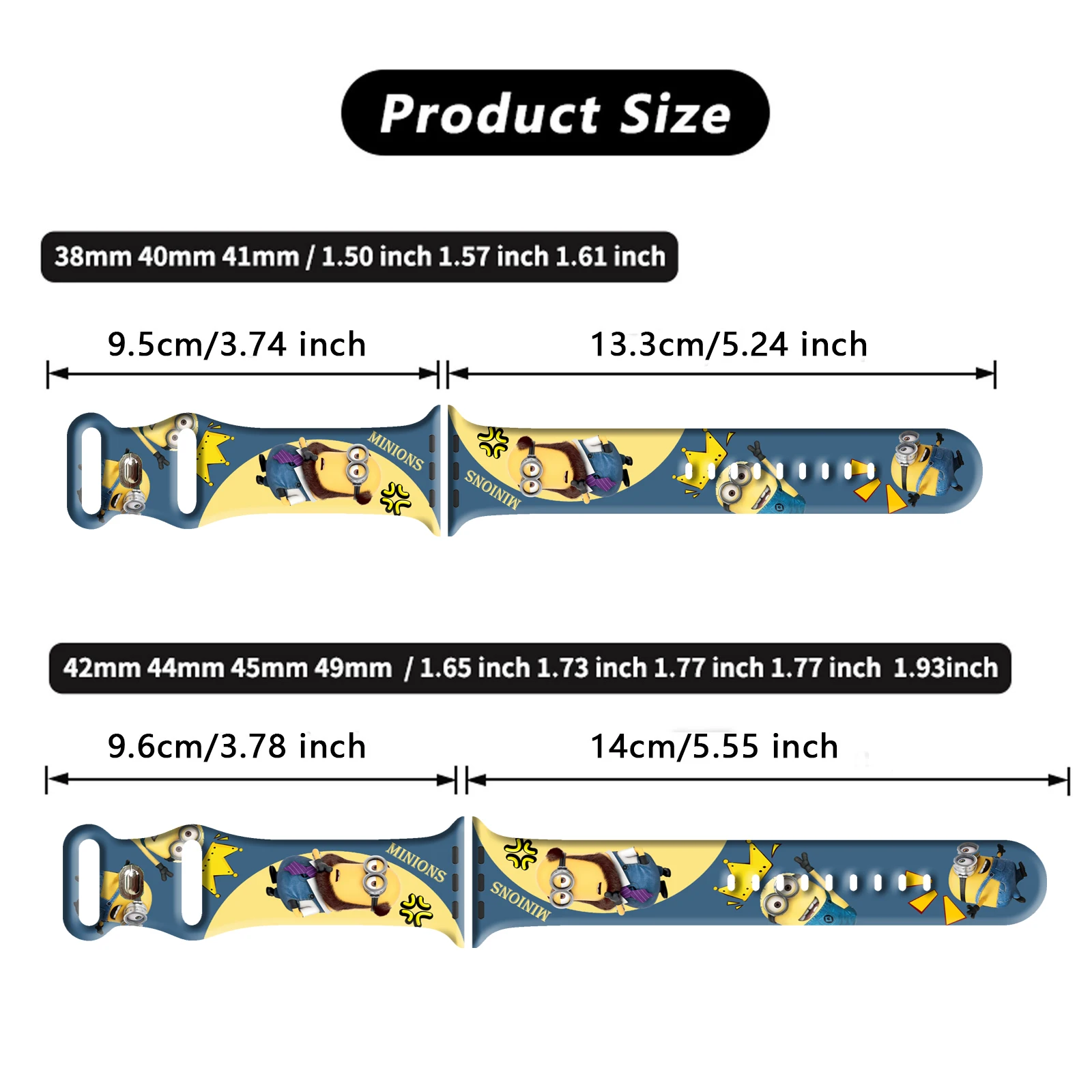 لطيف التوابع المطبوعة حزام لساعة أبل 11 10 9 8 7 SE سيليكون الفرقة استبدال سوار ل iWatch 46 مللي متر 44 مللي متر 42 مللي متر 41 مللي متر 38 مللي متر #6