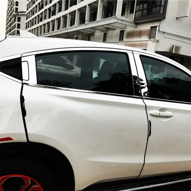 

WELKINRY For Honda HR-V Vezel 2014-2020 Car Body Door Window Central Middle B Column Pillar Rear Tail Door Handle Cover Trim