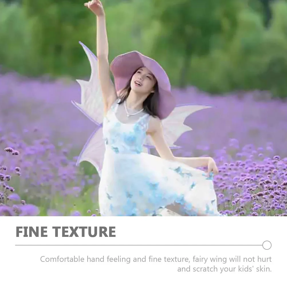 

Fairy Wing Elf Purple Lightweight Costume Prop Halloween Birthday Party Supplies Fairy Wing