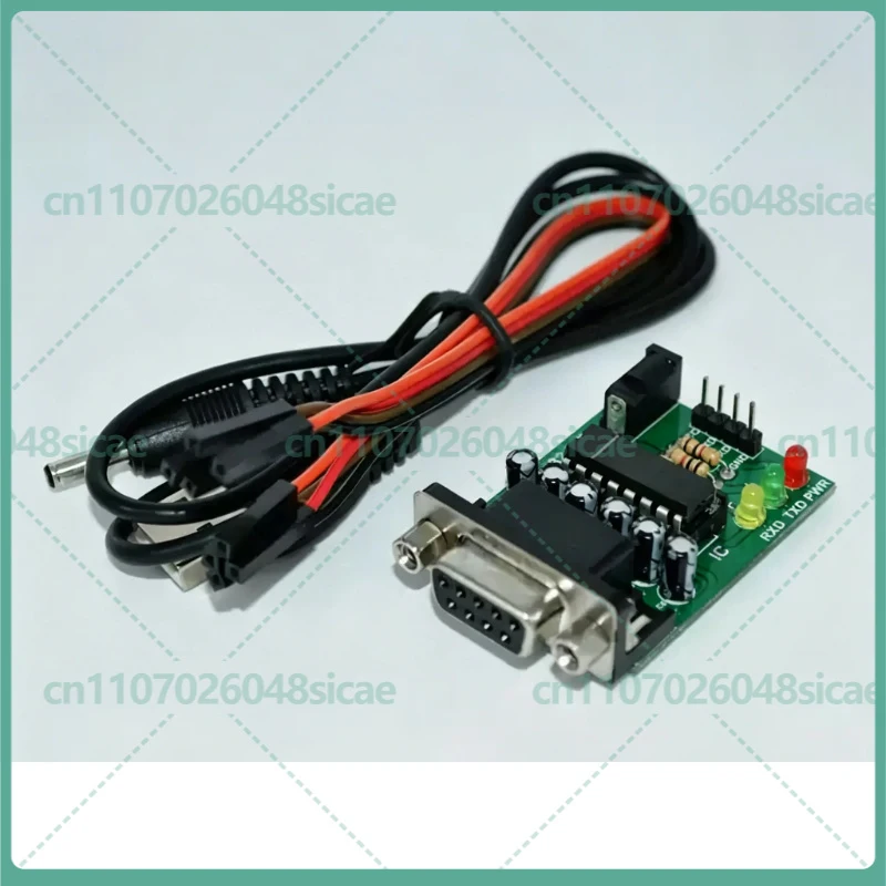 5-25pcs For RS232 to TTL Converter MAX232 Module STC MCU Programmer with USB Cable Dupont Wire