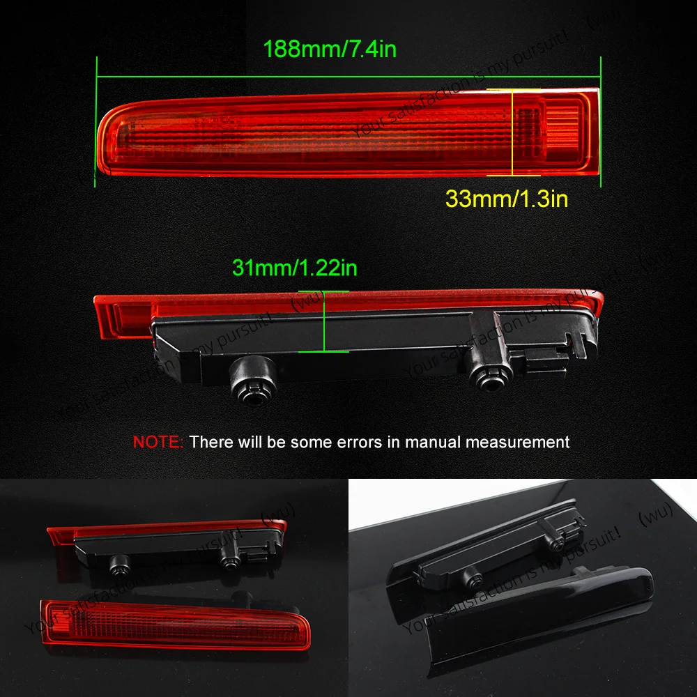2pc For VW T5 T6 Transporter Caravelle 2003-2015 LED High Level Third Brake Stop Light Lamp OEM#7E0945097E,7E0945097F,7E0945097J