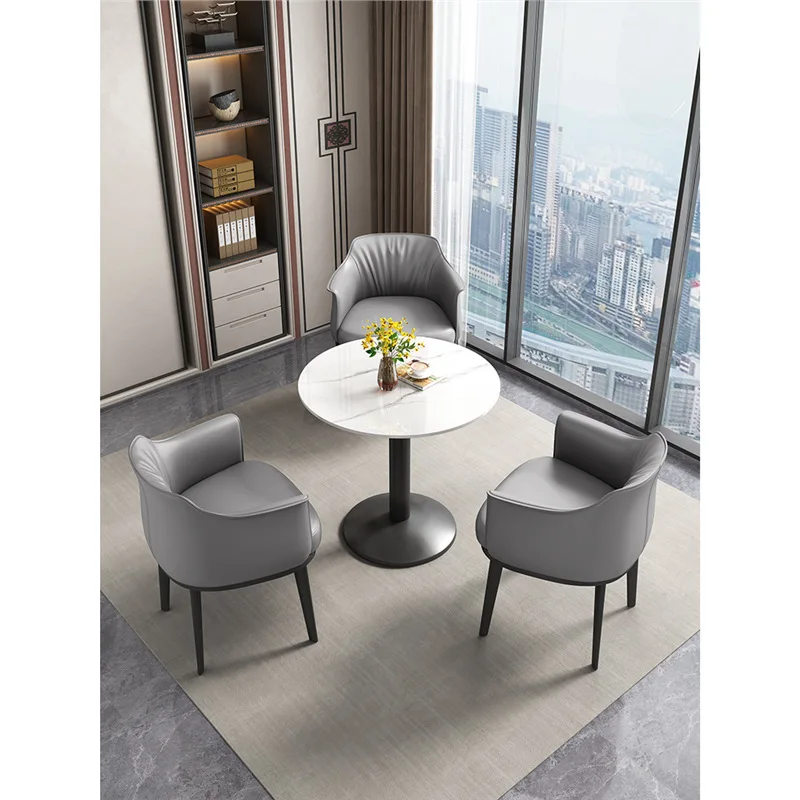 Negotiation sofas, business hotel lobby, sales office, reception area, lounge tables and chairs combination