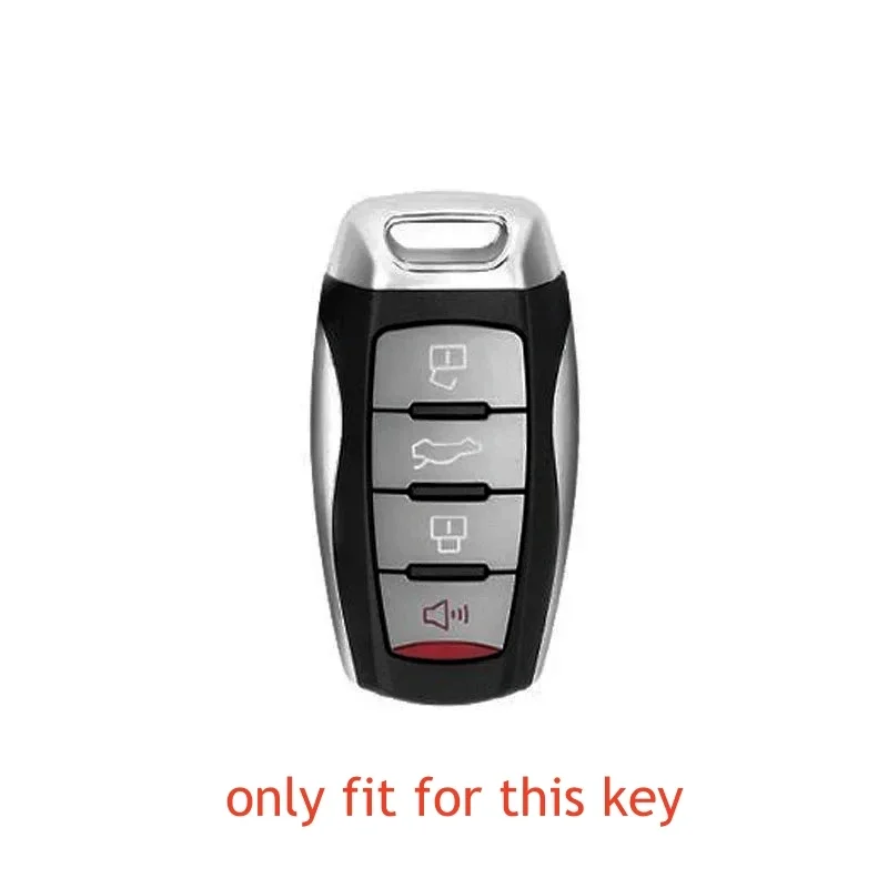 Key Case Cover For HAVAL Jolion Dargo F7 F7x H6 H9 М6 Leather Metal Remote Fob Holder Keychain Car Accessories