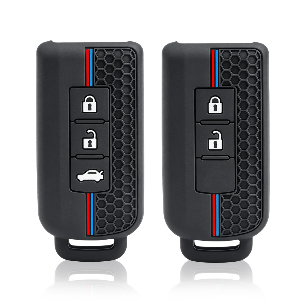 New Silicone Car Key Case Cover For Mitsubishi Outlander Xpander Triton ASX LANCER Pajero Sport 3 2020G Eclipse Cross L200