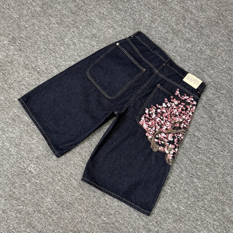 Street Fashion Brand - Shorts en jean décontractés, tendance urbaine,