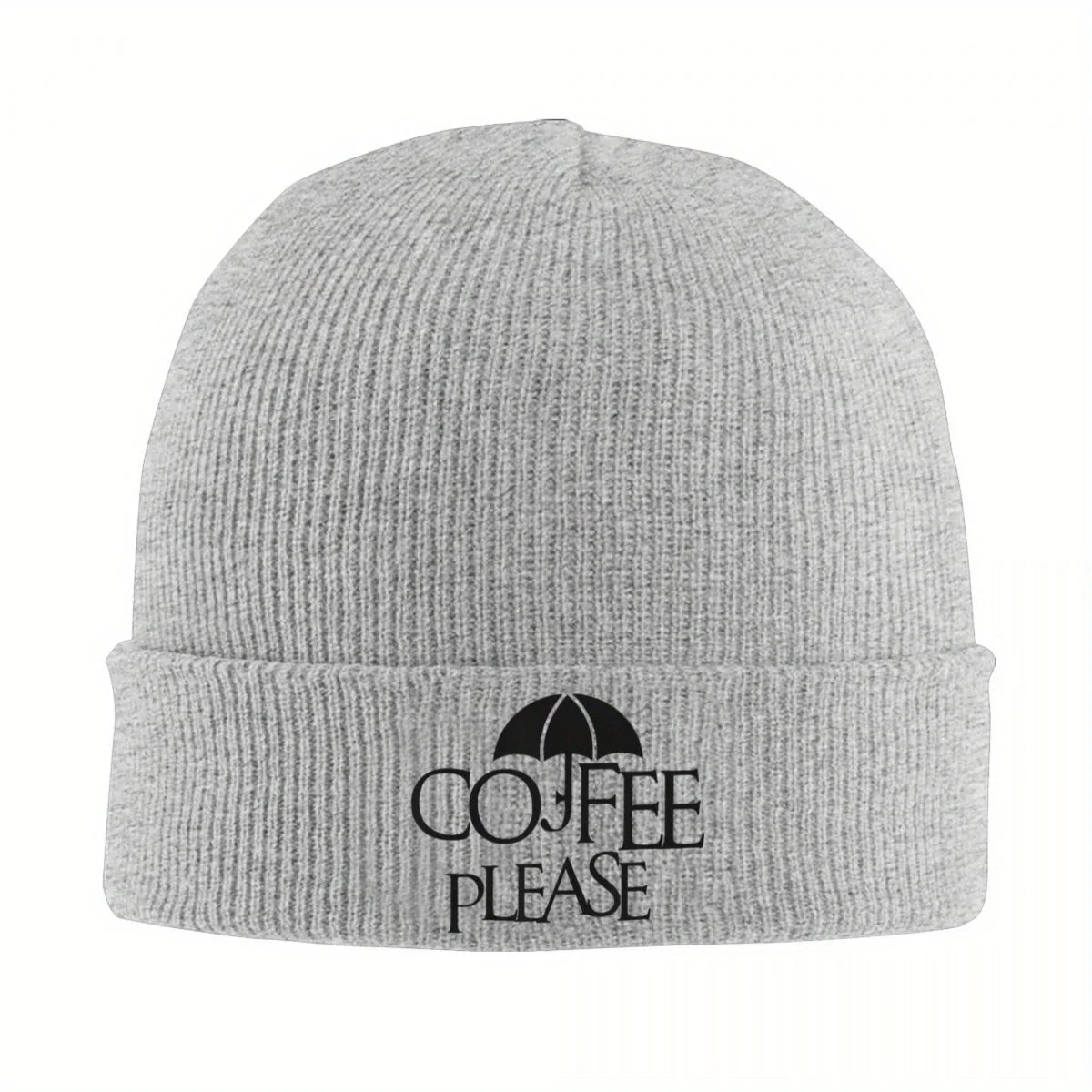 

New Coffee Please Umbrella Academy Hat Autumn Winter Skullies Beanies Fashion Cap Unisex Acrylic Skullcap