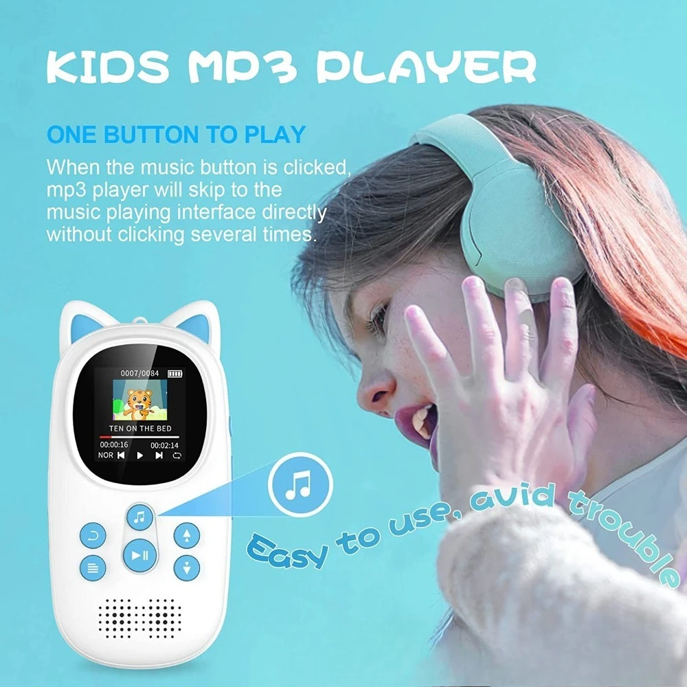 Popular Mp3 Children's Music Player Bluetooth Playback Portable Mp4 E-reader