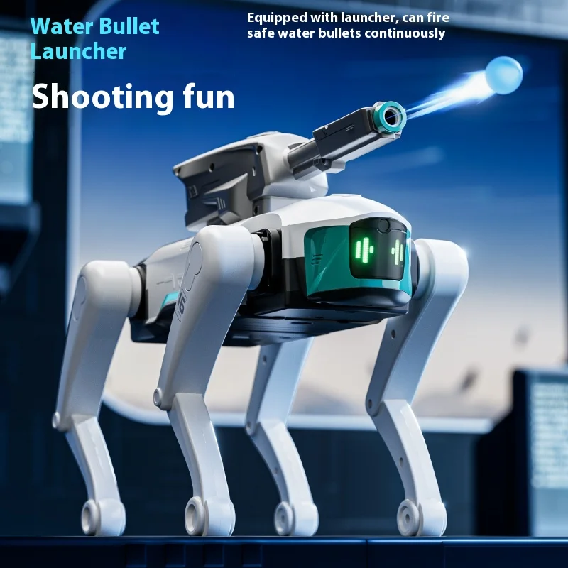 Neue Rc Roboter Hund AI Fernbedienung Spielzeug Wasser Turm Tanz Interaktive Programmierung Junge Weihnachten Geschenke