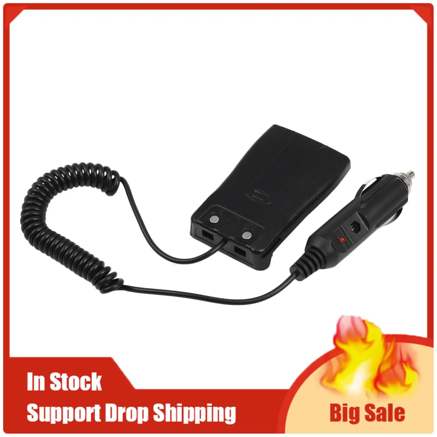 As melhores ofertas 2 pinos mini ptt alto-falante microfone para baofeng uv5r 888s & bateria do carregador de carro para baofeng BF-888S poofung 888s em dois sentidos ham rad