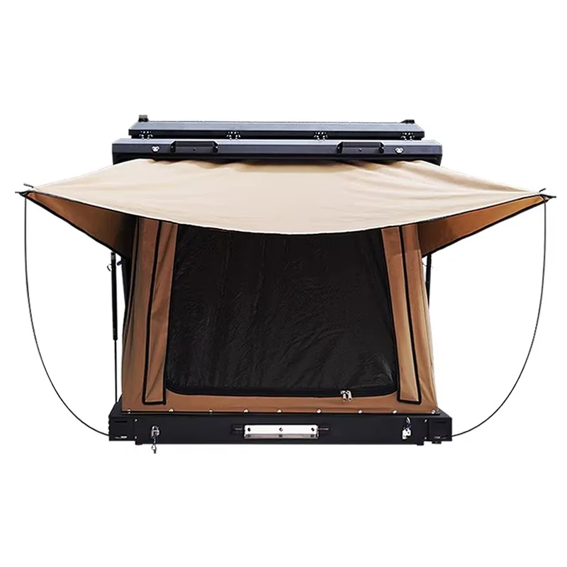 Aluminum Easy Setup Rooftop Tent Hard Shell Car Rooftop Tent Waterproof Camping Tent