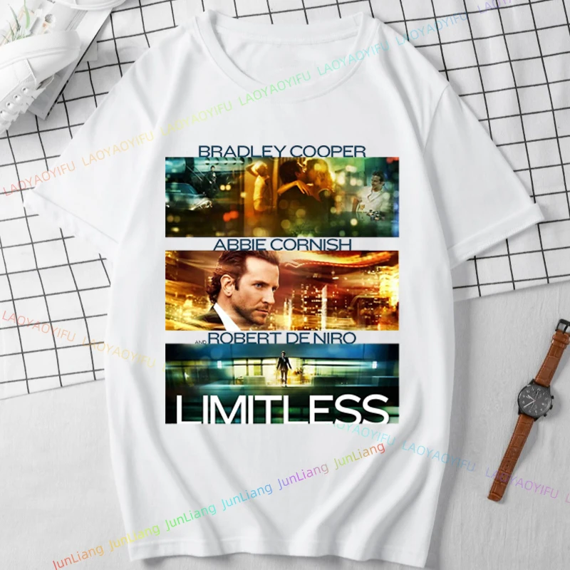 Bradley Cooper Retro 90s เสื้อกันหนาวผู้ชายเสื้อยืด Vintage Unisex คลาสสิก Y2k เสื้อผ้าผ้าฝ้าย 100% แขนสั้น Tee Tshirt เสื้อผ้า