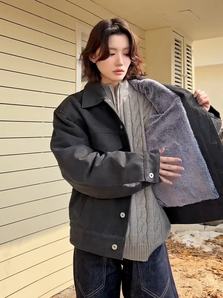 

GILLPALOS Men's Winter Cotton Jaet Flight Bomber Warmth Fce Lined Military Cloth Outerwear Thiened Long Sve Zipper