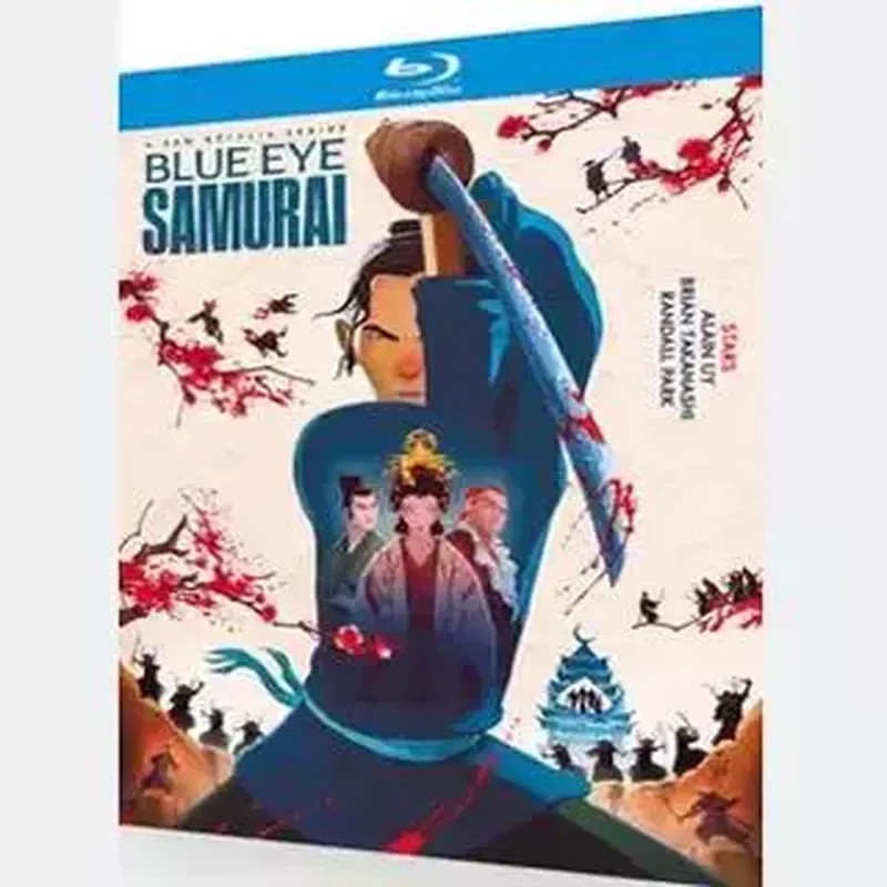

BD Blu-ray American TV Series Super High Definition Animation Blue-eyed Samurai 2-Disc CD Box with Chinese English and